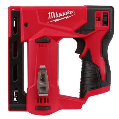 MLW2447-20 image(0) - Milwaukee Tool M12 3/8" Crown Stapler