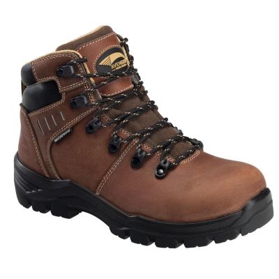 FSIA7451-12M image(0) - Avenger Work Boots Avenger Work Boots - Foundation Series - Women's Boots - Carbon Nano-Fiber Toe - IC|EH|SR|PR - Brown/Black -Size: 12M