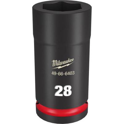 MLW49-66-6403 image(0) - SHOCKWAVE Impact Duty 3/4"Drive 28MM Deep 6 Point Socket