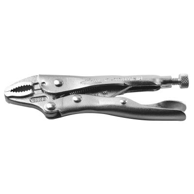 KTI58705 image(0) - K Tool International Pliers Locking Curved-Jaw 5 in.