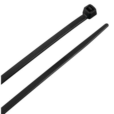 WLMW2940 image(0) - Wilmar Corp. / Performance Tool 500 pc. 8" Black Cable Ties