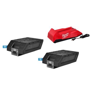 MLWMXFC-2XC image(0) - Milwaukee Tool MX FUEL REDLITHIUM XC406 Battery/Charger Expansion Kit