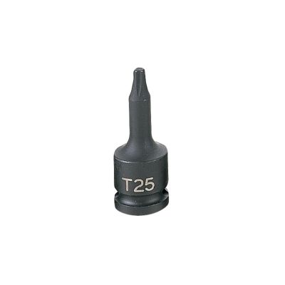 GRE1125T image(0) - Grey Pneumatic SOC T25 3/8D IMP INT TRX MALE BLK