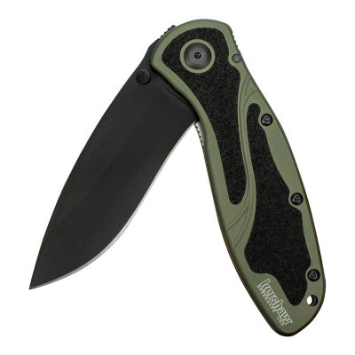 KER1670OLBLK image(0) - Kershaw BLUR - OLIVE/BLACK KNIFE