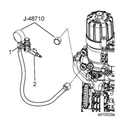 OTCJ-48710 image(0) - OTC Detriot Diesel Platform System Air Pressure Test Tool for DD13 snd DD15 Fuel Systems