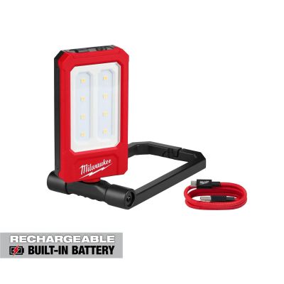 MLW2013R image(0) - Milwaukee Tool Rechargeable Low-Profile Magnetic Task Light