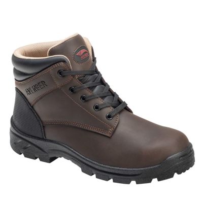 FSIA8001-6M image(0) - Avenger Work Boots Avenger Work Boots - Builder Series - Men's Mid Top Work Boot - Steel Toe - ST | EH | SR - Brown - Size: 6M