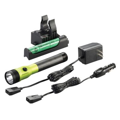 STL75488 image(0) - Streamlight Stinger DS LED HL High Lumen Rechargeable Flashlight with Dual Switches - Lime