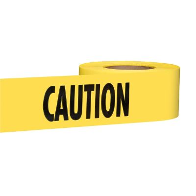 MLW77-1001 image(0) - 1000 ft. Premium Yellow Barricade Tape - Caution