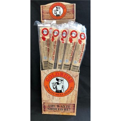 GRJ72207 image(0) - Gold Rush Jerky 24-Count Desert Fire Hot Individually Wrapped 1.25