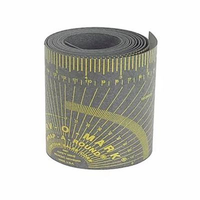 SRW14763 image(0) - Curv-O-Mark by Jackson Safety - Medium Wrap-A-Round Pipe Ruler - Gray
