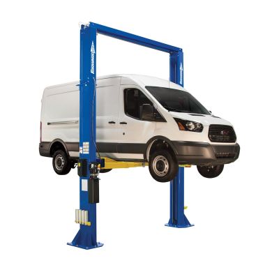 ROTDP18PN001BL image(0) - Forward Lift 18,000 2 Post Symmetric Lift With 3 Stage Front And Rear Arms. Overhead Cable Equalization, Single Pont Lock Release And Spring Operated Artm Restraints Provide Time Saving Use Job To Job. Includes Incluldes Truck Ad