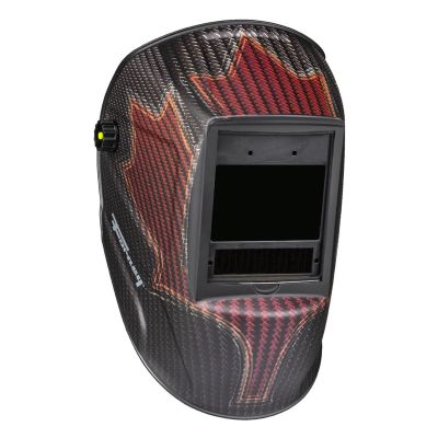 FOR55939 image(0) - Forney Industries Forney PRO Carbon Maple Leaf ADF Welding Helmet