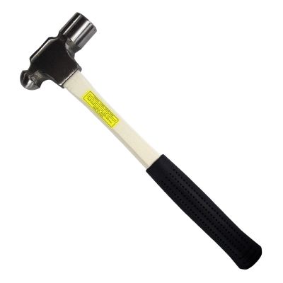 KTI71725 image(0) - K Tool International 24 oz. Ball Peen Hammer with Fiberglass Handle