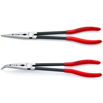 KNP008001US image(0) - KNIPEX 2 PC XL Needle Nose Pliers Set