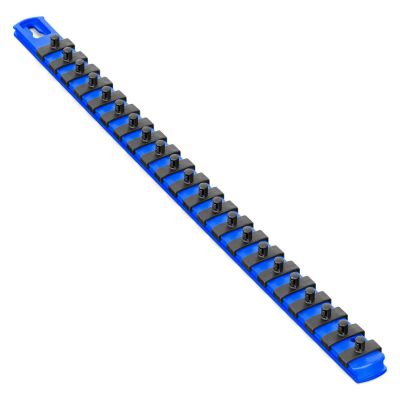 ERN8403 image(0) - 18” Socket Organizer and 22 Twist Lock Clips - Blue - 1/4”