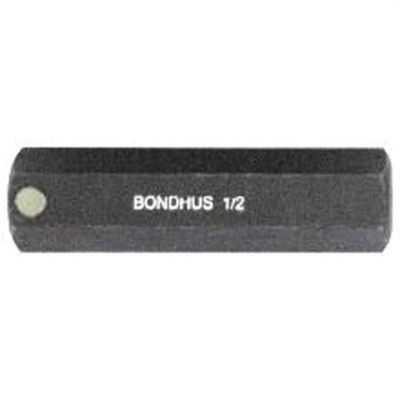 BND43668 image(0) - Bondhus Corp. Hex Bit w/3/8" Dr Skt 6mm x 6"