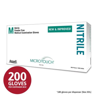 MFX6034300 image(0) - Microflex Nit Disp Gloves NL PF Exam Blue X-Small Box/200 units