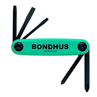 BND12543 image(0) - Bondhus Corp. 5pc Set Utility Fold-up #1Ph,