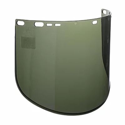SRW29086 image(0) - Jackson Safety Jackson Safety - Replacement Windows for F40 Propionate Face Shields - Dark Green - 9" x 15.5" x .060" - G Shaped - Unbound - (12 Qty Pack)
