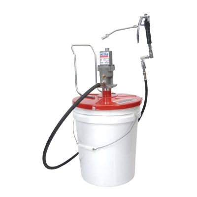 LIN4489 image(0) - Lincoln Lubrication Portable Pneumatic Grease Pump, Fits 25-50 lbs. Pails, 40:1 Ratio