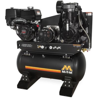 MTMAG2-SH13-30ME image(0) - Mi-T-M 30-Gallon Two Stage Gasoline Combination Air Compressor/Generator