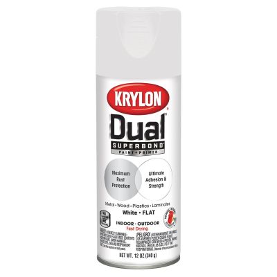 DUP8830 image(0) - Krylon Superbnd Paint Primer Flat White 12 oz.