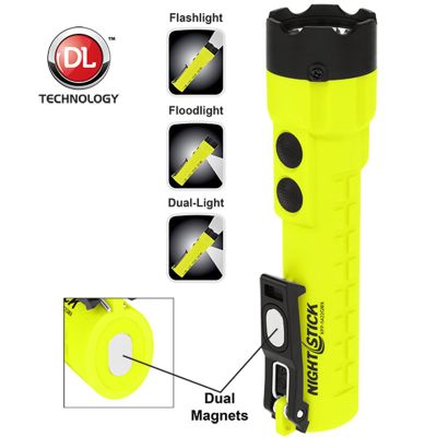 BAYXPP-5422GMX image(0) - Dual-Light Flashlight with Dual Magnets - Green