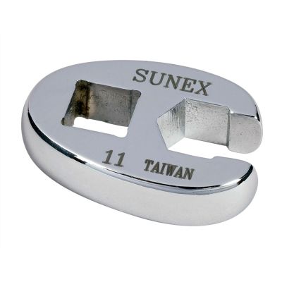 SUN971011 image(0) - Sunex 3/8" Dr. 11mm Flare Nut Crowfoot Wrench