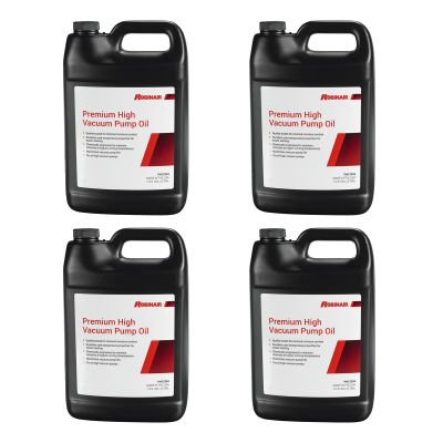 ROB13204 image(0) - Premium High Vacuum Pump Oil, Gallon Bottle (case of 4 bottles)