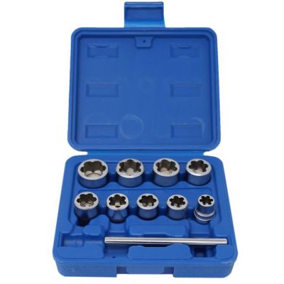 CTA1232 image(0) - CTA Manufacturing 10 Pc. Bolt Extractor Set - Metric