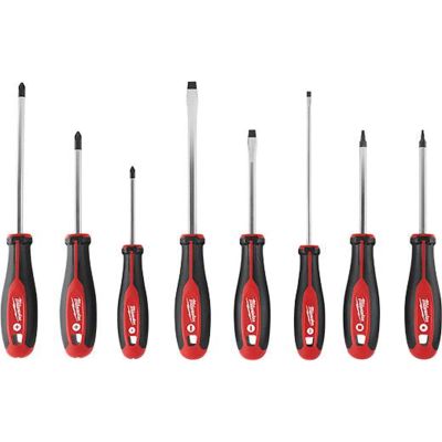 MLW48-22-2718 image(1) - Milwaukee Tool 8pc Screwdriver Kit w/ Square