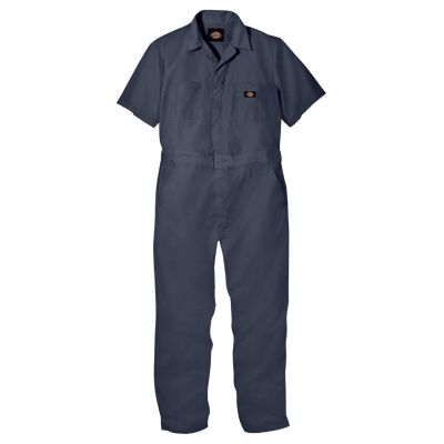 VFI3339DN-RG-S image(0) - Workwear Outfitters Short Sleeve Coverall Dark Navy, Small