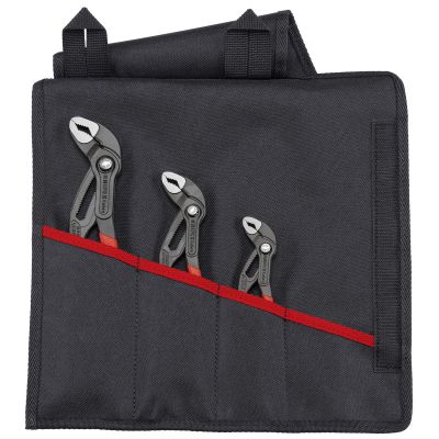 KNP001955S8 image(0) - KNIPEX 3 Pc Cobra® Set in Tool Roll
