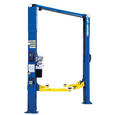 ROTSPOA7U14L5 image(0) - SPOA7 - 2- Stage Low Profile Two-Post Lift, Asymmetrical (7,000 LB. Capacity)  74 3/8" Rise - Shockwave Equipped