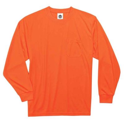 ERG21596 image(0) - Ergodyne 8091 2XL Orange Non-Cert Long Sleeve T-Shirt