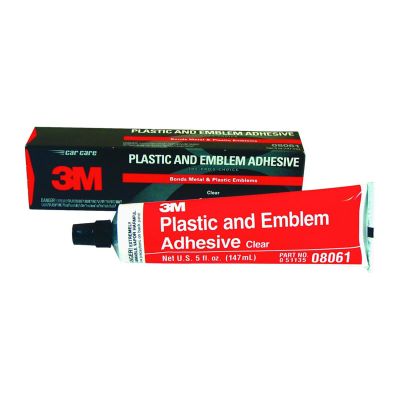 MMM8061 image(0) - ADHESIVE PLASTIC AND EMBLEM CLEAR 5OZ TUBE