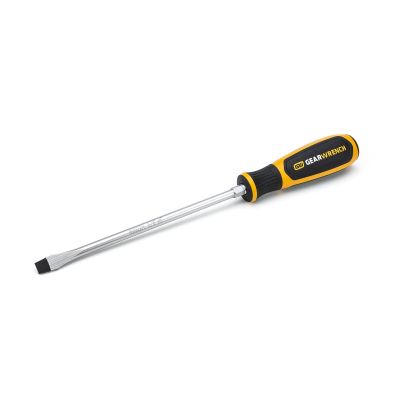 KDT80022H image(0) - GearWrench 3/8" x 8" Slotted Dual Material Screwdriver