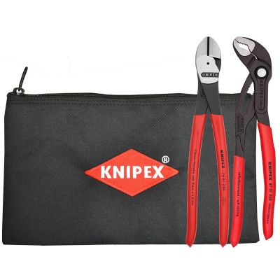 KNP9K0080115US image(0) - KNIPEX 2 Pc. Set w/ Keeper Pouch