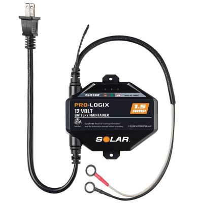 SOL1002 image(0) - Clore Automotive SOLAR 1002 1.5 Amp 12 Volt Automatic Underhood Battery Charger