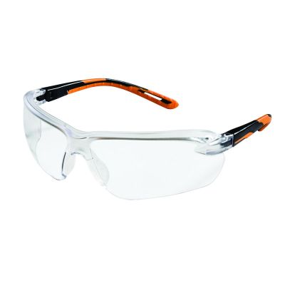 SRWS71200 image(0) - Sellstrom - Safety Glasses - XM310 Series - Clear Lens - Black/Orange Frame - Hard Coated