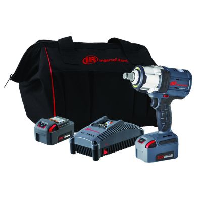 IRTW7172-K22 image(0) - Ingersoll Rand 20V High-torque 3/4" Cordless Impact Wrench Kit, 1500 ft-lbs Nut-busting Torque, 2 Batteries and Charger