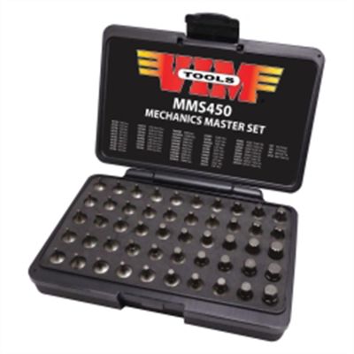 VIMMMS450 image(0) - VIM Tools 50-Piece Mechanic's Master Set, 1/4 in. Square Drive