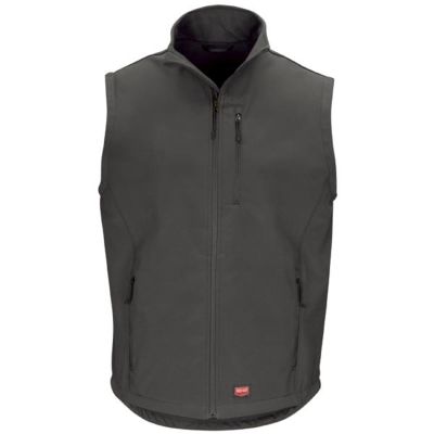 VFIVP62CH-RG-3XL image(0) - Workwear Outfitters Soft Shell Vest -Charcoal-3XL
