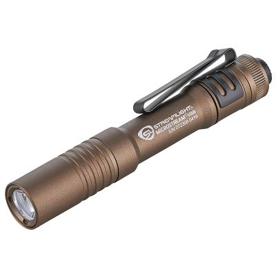 STL66608 image(0) - Streamlight MicroStream USB Bright Pocket-sized Rechargeable Flashlight - Coyote