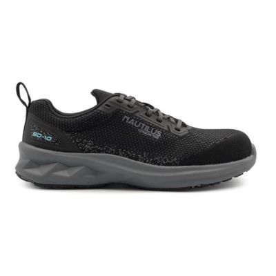 FSIN5220-9.5B image(0) - Nautilus Safety Footwear Nautilus Safety Footwear - SPRINGWATER SD10 - Women's Low Top Shoe - CT|SD|SF|SR - Black / Grey - Size: 9.5 - B - (Medium)