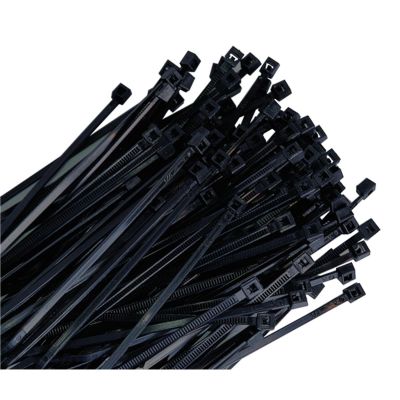 KTI78140-3 image(0) - K Tool International 3-PACK Cable Zip Tie Tie 14 in. Black 100/bag 50 lb. Tensile