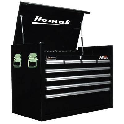 HOMBK02036081 image(0) - Homak Manufacturing H2PRO Series 36-Inch 8-Drawer Top Chest, Black