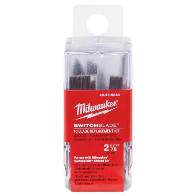 MLW48-25-5340 image(0) - Milwaukee Tool SWITCHBLADE 10 Blade Replacement Kit - 2-1/8"