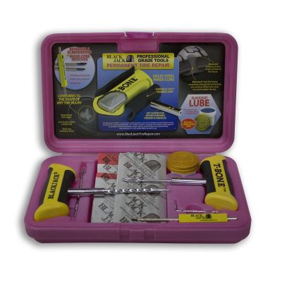 BLJKT-330P image(0) - BlackJack Tire Supplies Pink Tire Repair Kit